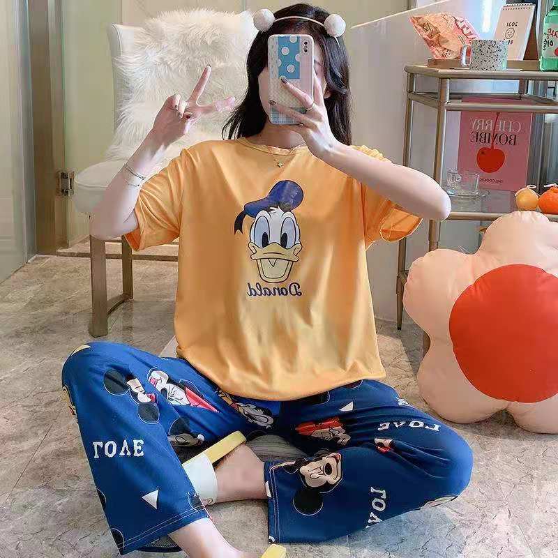 Piyama CP wanita baju tidur import jumbo/bigsize-CP DONALD KHUNTAI