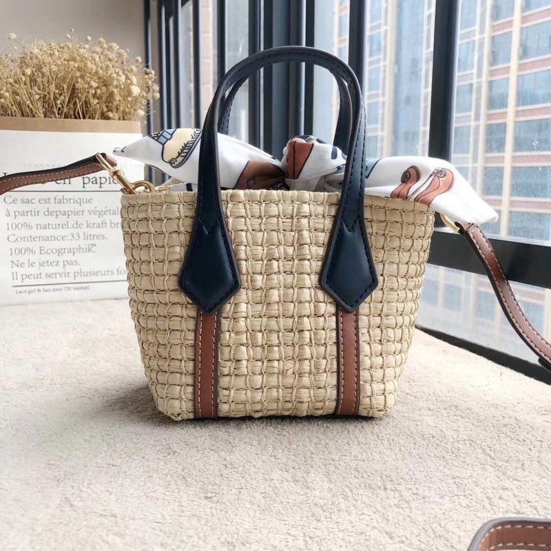 TB Perry Straw Nano Tote