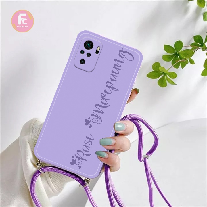 [ FMNT -CUSTOM NAMA+TALI ] Softcase Macaron Custom Nama for Oppo Vivo | Case custom nama
