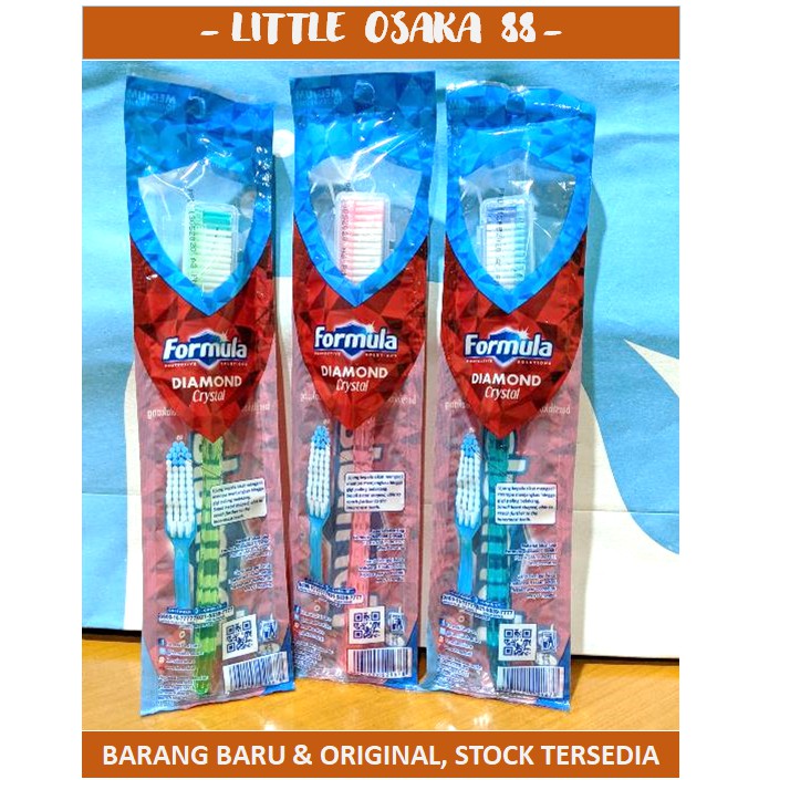 Sikat Gigi Formula Diamond Crystal Medium Toothbrush