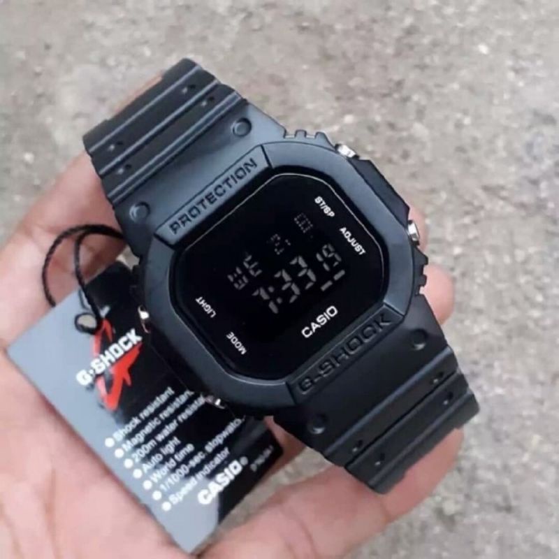 JAM TANGAN PRIA GSHOCK CASIO JAM PRIA/WANITA FULLBLACK MURAH PROMO