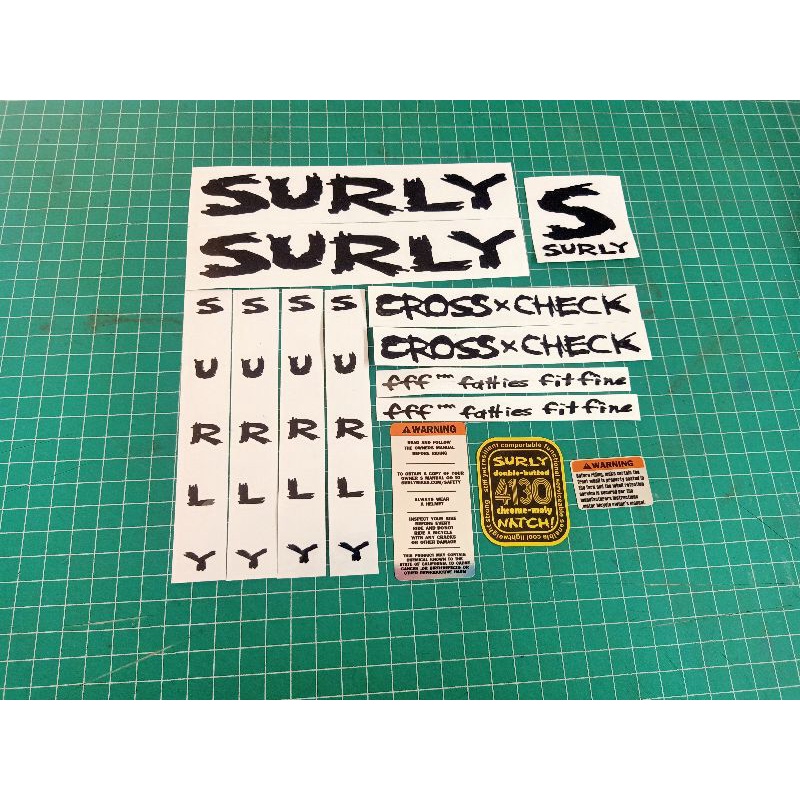 stiker sepeda surly cross check