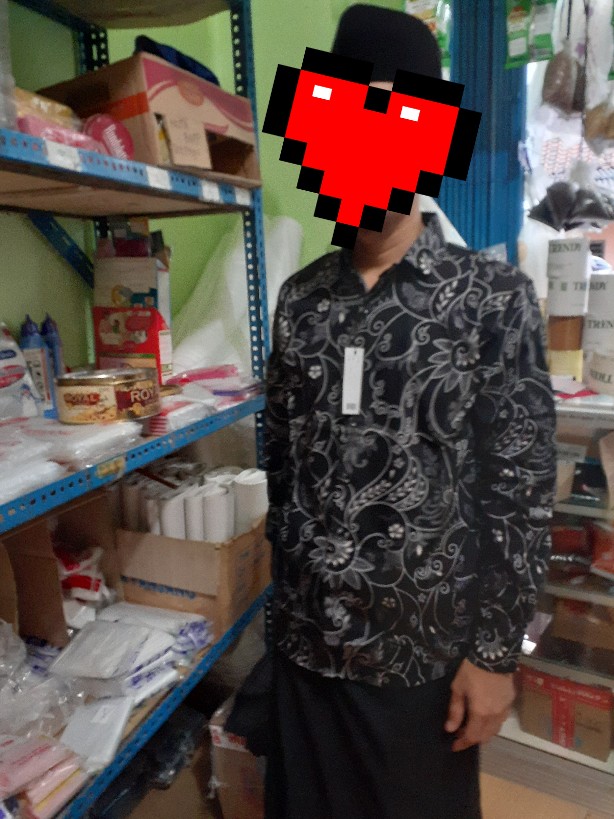 Lbl1048 Kemeja Batik Pria Slim Fit Luigibatani Best Seller