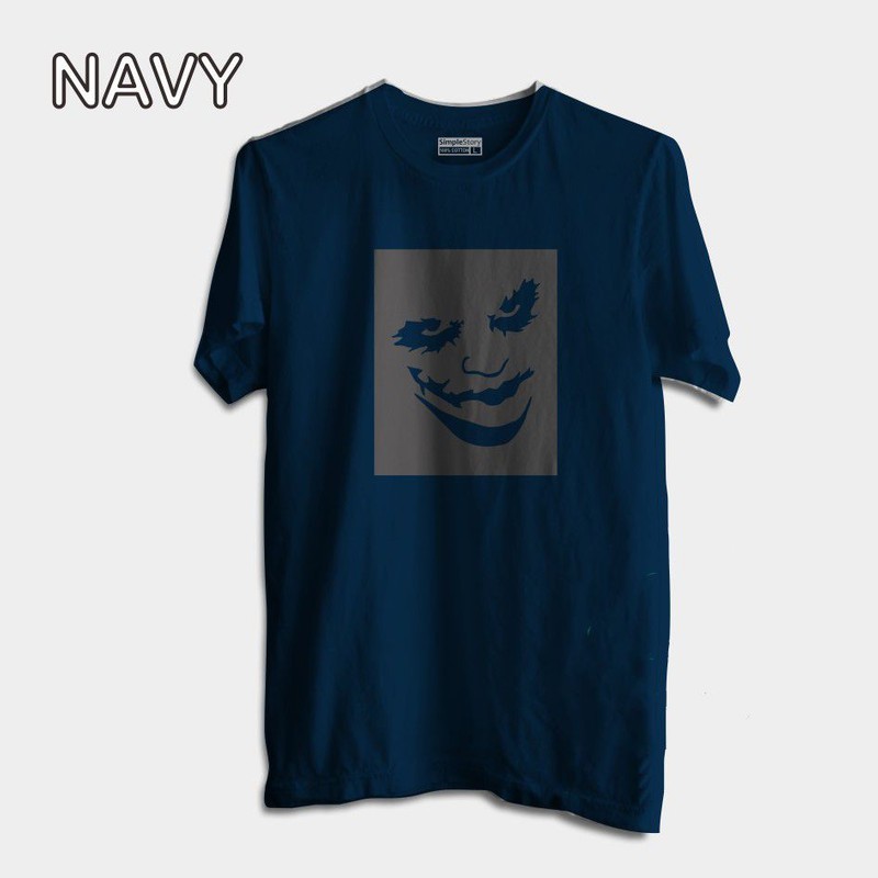Baju Distro Kaos Siluet Joker Tshirt Unik