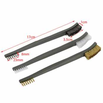 Sikat Besi Steel Wire Brush 3 PCS with Pick Set 4 PCS -2TK01