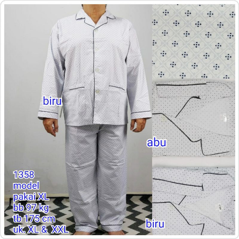 Cpp piyama jumbo katun stret 1357/58