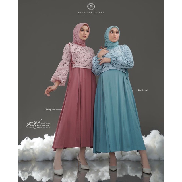 Ready Fallona Dress Terbaru by Nadheera Luxury