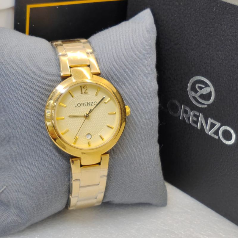 Jam Tangan Wanita Lorenzo Original 1069 Tanggal Aktif Garansi 1 Tahun