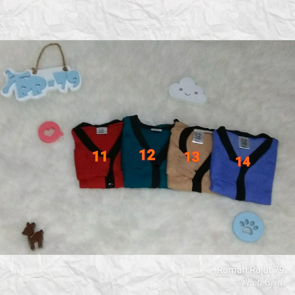 Cardigan / sweater bayi / anak Size S CBA 025