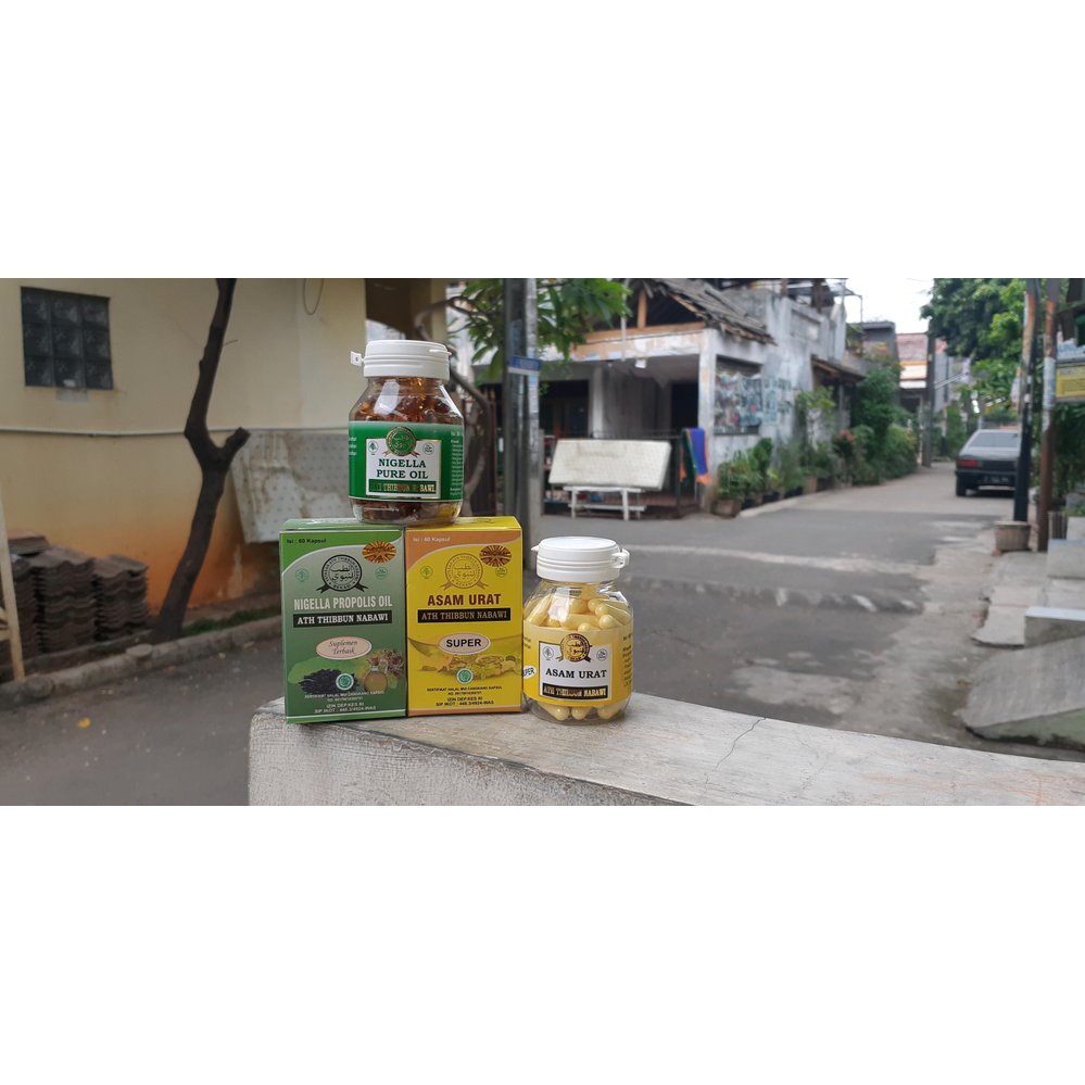PAKET ASAM URAT SUPER PLUS NIGELLA PURE OIL