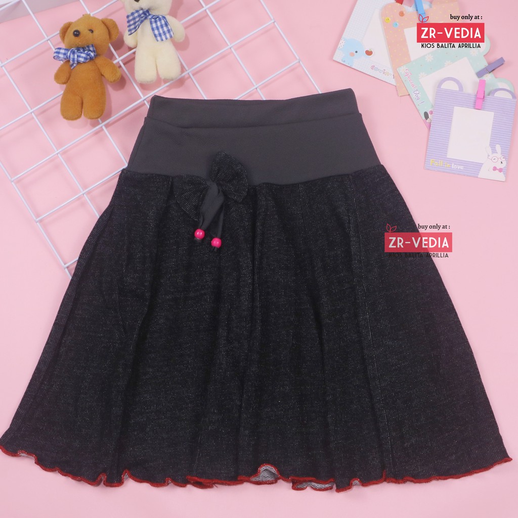 [POLOS] Rok Pita Bianca uk 6-7 Tahun / Skirt Anak Perempuan Cewek Pendek Polos Import Best Quality