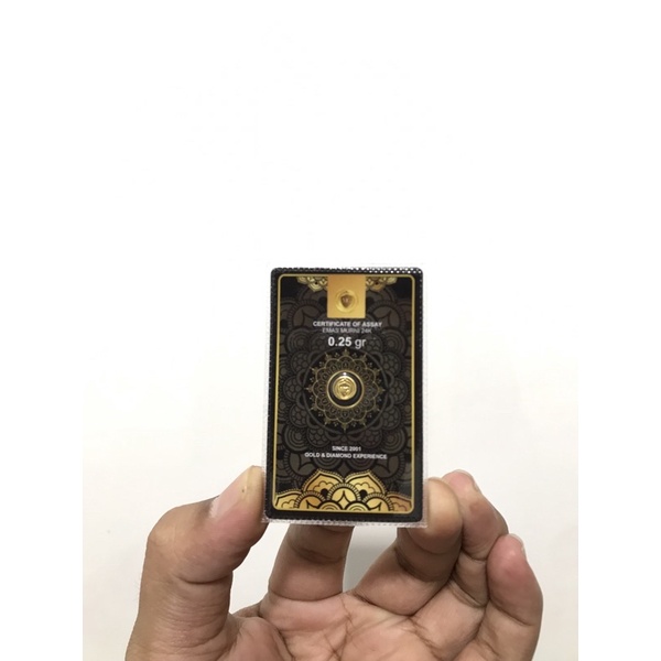 MINI GOLD 0.25 gram 24K, CARA MUDAH MENABUNG EMAS GARANSI BUYBACK. BISA TUKAR EMAS ANTAM