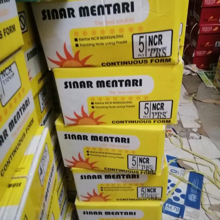 

Kertas Ncr Continuous Form 9.5 X 11, 5 Ply Prs Sinar Mentari