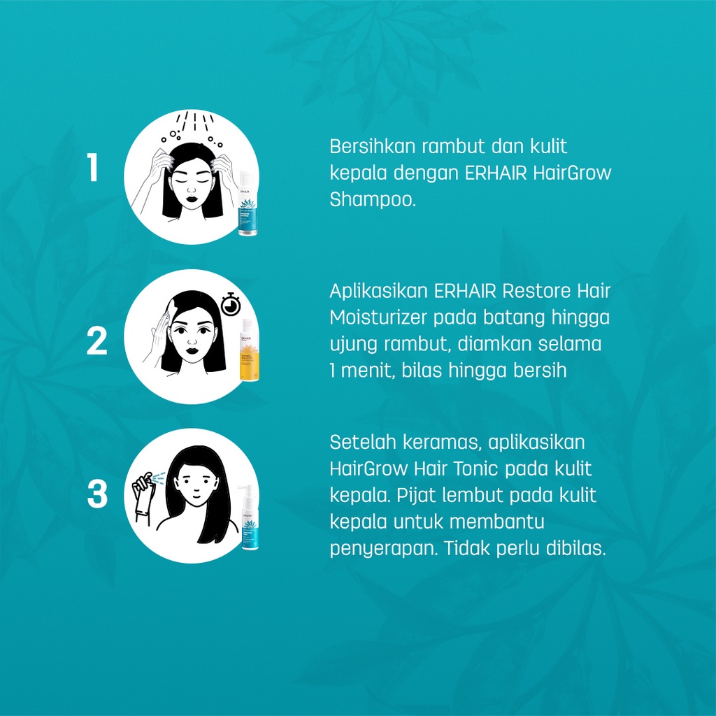 ERHAIR Anti-Hair Fall Kit - Perawatan Rambut Rontok-3