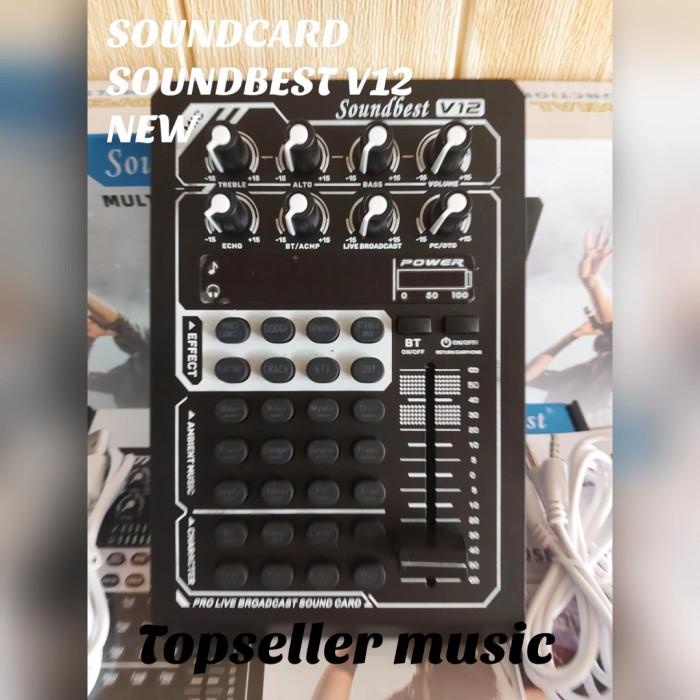 Soundcard Soundbest V12 Live Mixer Steraming Original V12 Soundbest