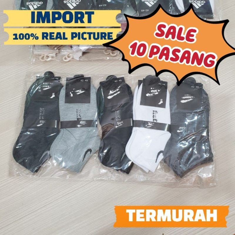 Kaos kaki sport pria 08736 (10 Pasang)