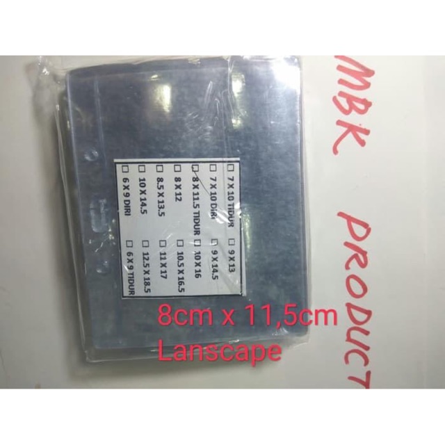 

Plastik Panitia 8CM X 11.5CM Tidur