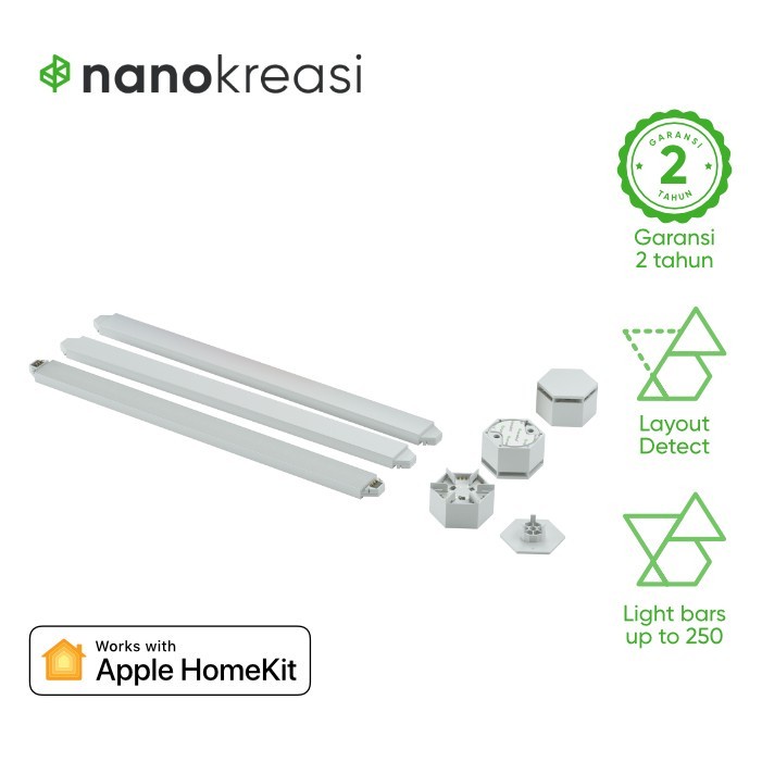 Nanokreasi Line Expansion ( 3 Light Bar ) Smart Light Panels