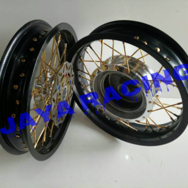 Velg ring 14 tapak lebar ukuran 250/14 215/14 untuk motor vario 125 vario 150 sdh brikut stel velg