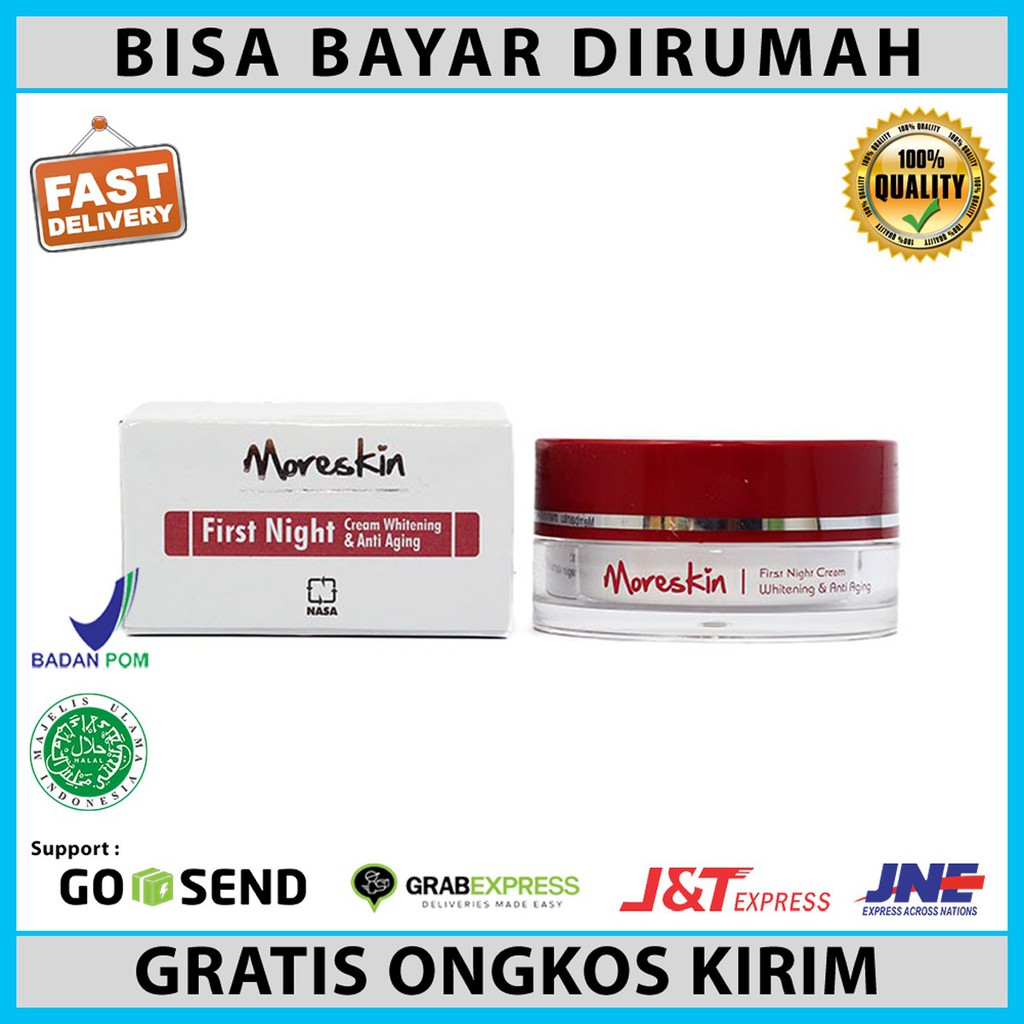 

Moreskin first day & night anti aging nasa /menjaga elastisitas kulit/alby_herbal_jakarta