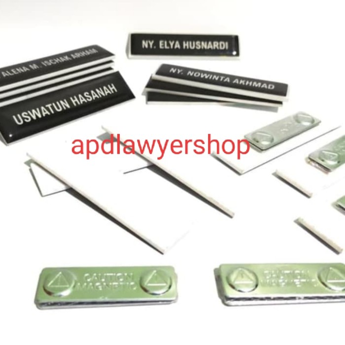 

ORGANIZER-DOCUMENT- NAME TAG ID CARD PAPAN NAMA DADA NAME TAG NAMA DADA GRAVO MAGNET BAGUS