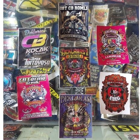 paket stiker acara deklarasi CB