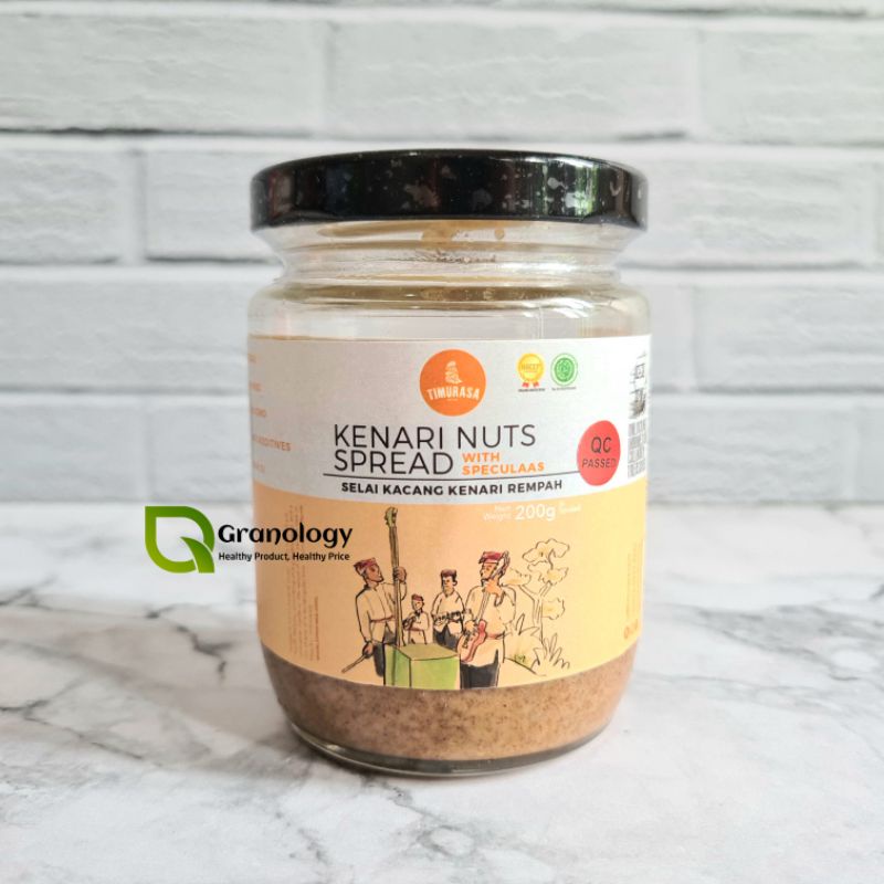 Timurasa Selai Kacang Kenari Speculaas / Kenari Nut Spread 200 gram