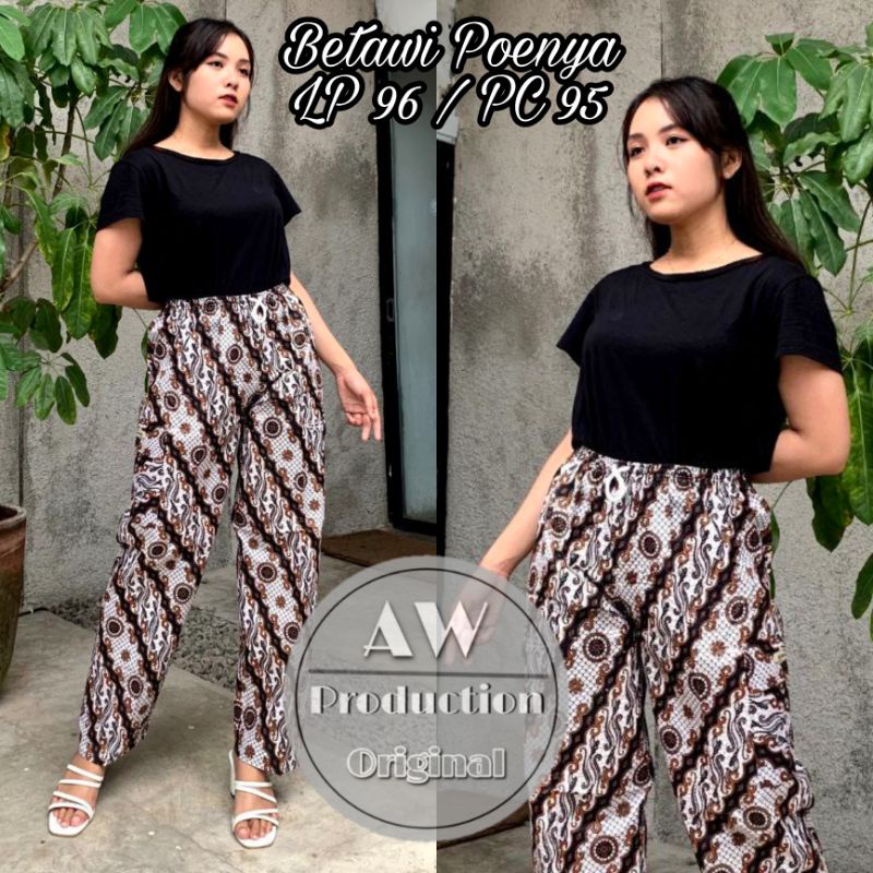 Celana Panjang Dewasa Pangsi Betawi Pria / Wanita Standar L fit XL