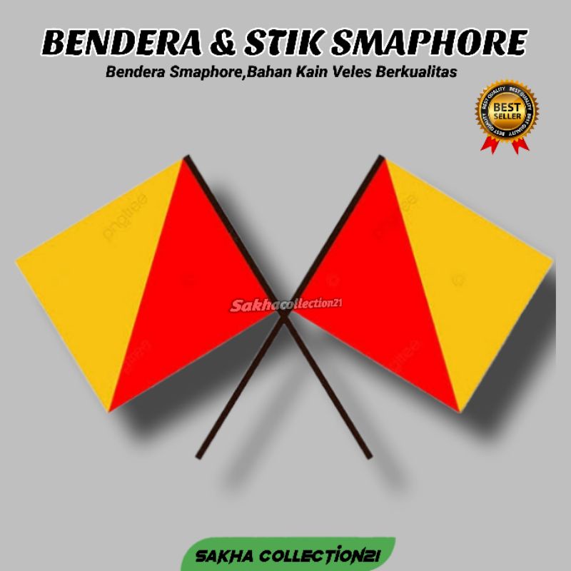 

BENDERA DAN TONGKAT/STIK SMAPHORE/SEMAPURE/SEMAPORE MURAH
