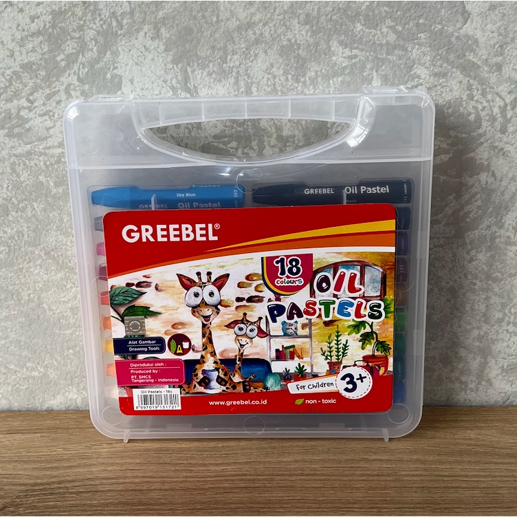 

Crayon Greebel Oil Pastels 18 Warna
