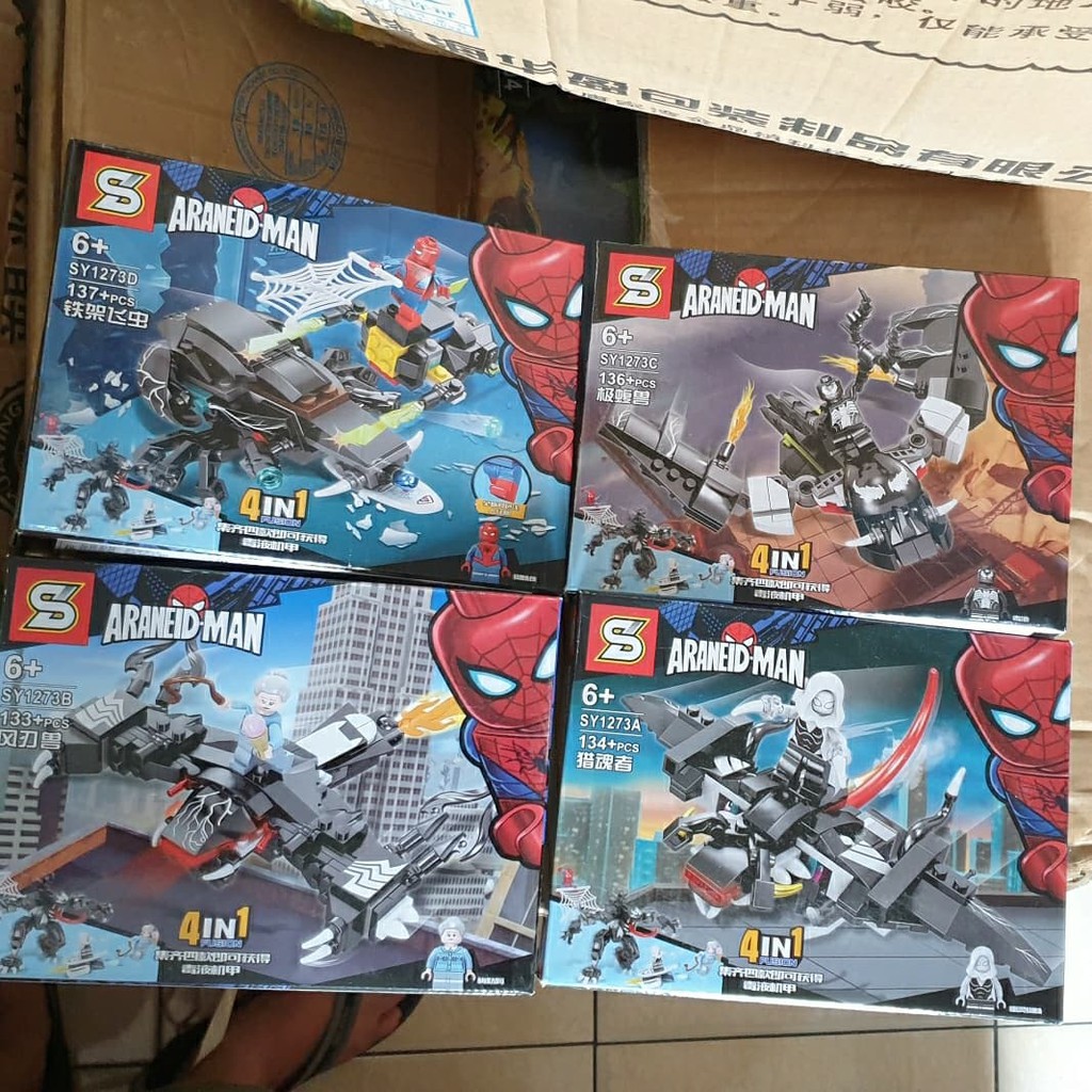 gratis Lego Spiderman 4in1 Deformation Merk DLP 535