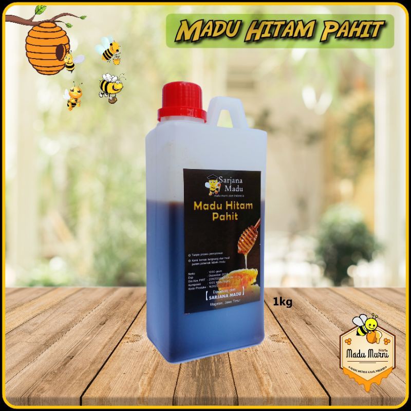 

Madu Hitam Pahit Antikanker Antioksidan 1kg