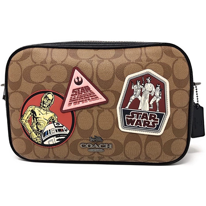 Coach x Star Wars Jes Crossbody Shoulder Bag In Signature With Patches (C88010)