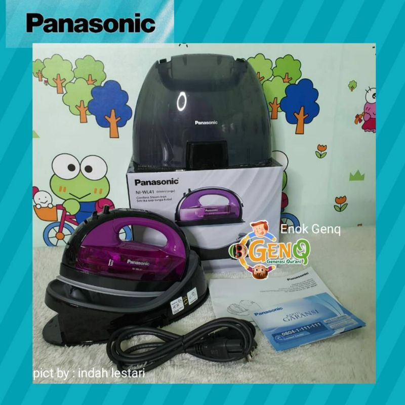 SETRIKA TANPA KABEL - Panasonic Cordless Iron