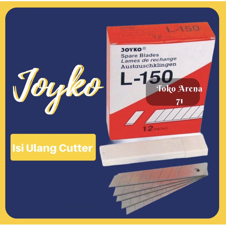 

Isi Cutter Refill Cutter Blade Joyko Kecil L-150 L150