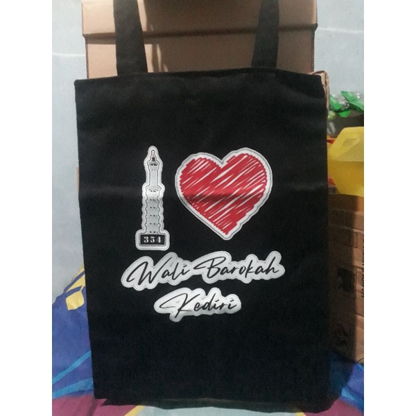 TAS TOTE BAG WALI BAROKAH KEDIRI | TOTEBAG WALI BAROKAH KEDIRI