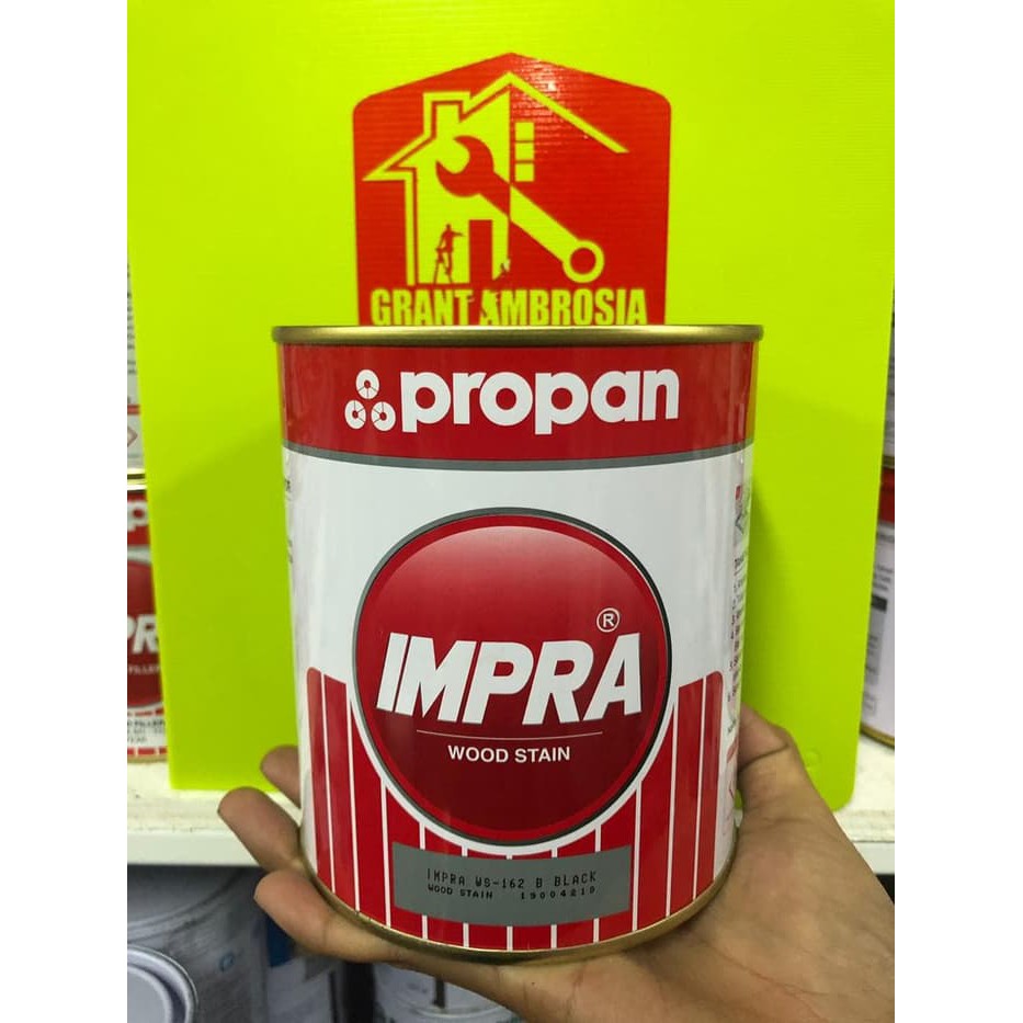 [7438] Propan Impra Wood Stain 162B Black / Cat Pelapis Kayu
