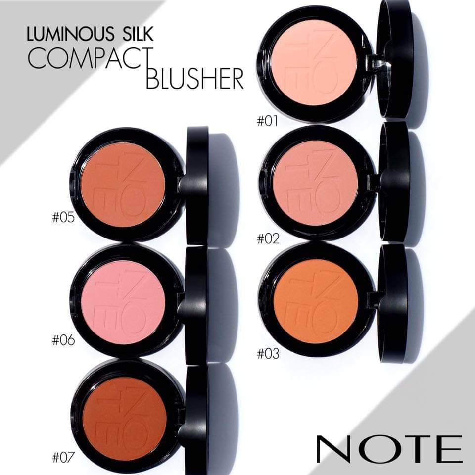 (FREE PRODUCT) NOTE Luminous Silk Compact Blusher / Blush On