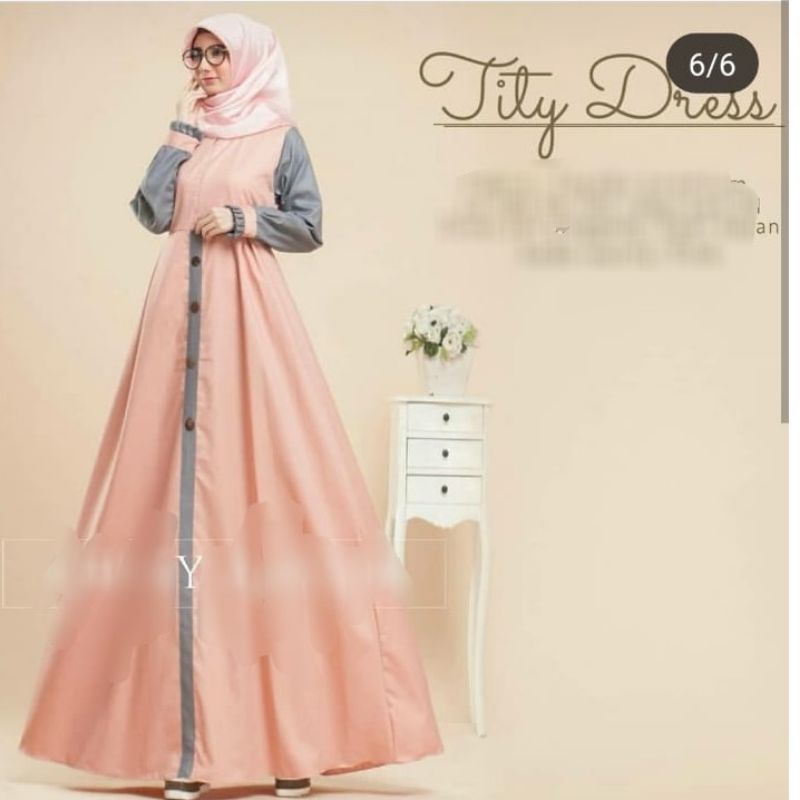 Tity dress fashion muslim wanita