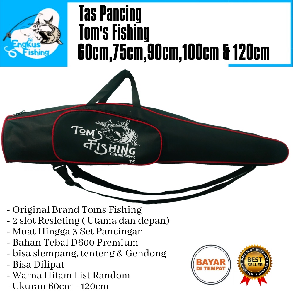 Paket Set Lengkap Pancing Reel Daido, Joran 1,5m &amp; Tas (Banyak Bonus) Kotak Kail Murah - Engkus Fishing