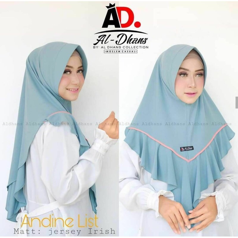 Hijab Instan 'Bergo Al-Dhans Andine List'
