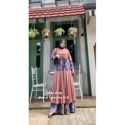 Salsa Dress Original Mona Syar'i By Me