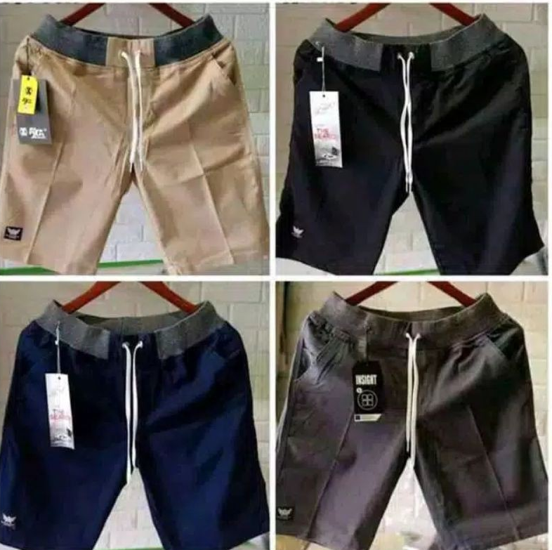 GROSIR PAKET 3 PCS CELANA CHINOS PENDEK PREMIUM / CELANA PENDEK PRIA / CELANA CHINOS COLECTION