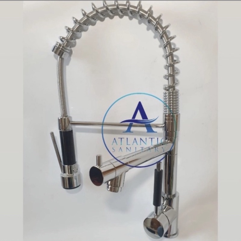 Kran tarik flexible kitchen sink panas dingin / kran dapur panas dingin