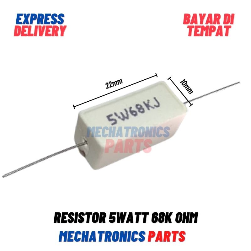 [PAS-9344] RESISTOR 5WATT 68K