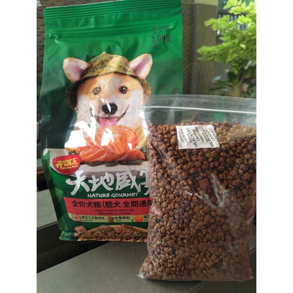 Kitchen Flavor Salmon Beauty Dog Food Small Breed Repack 500gr