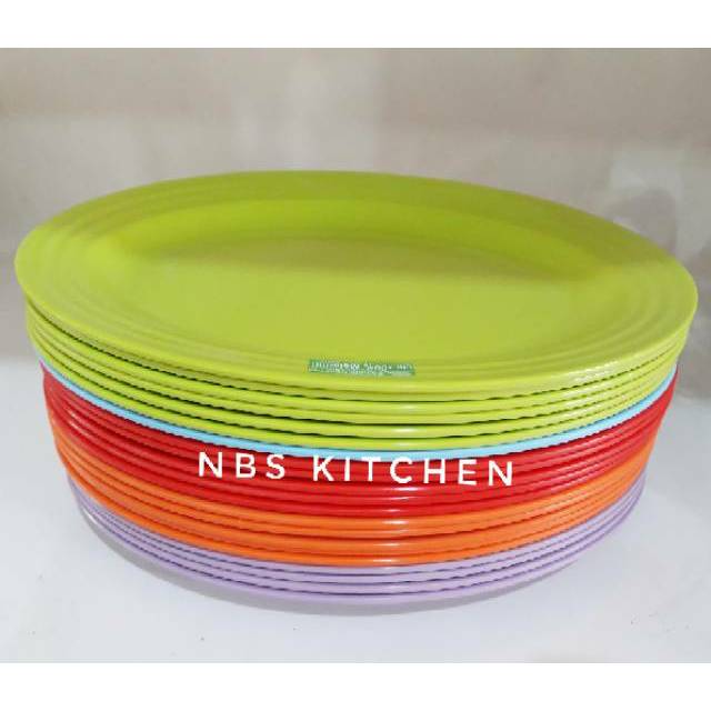 Piring Oval Melamine | Piring Oval Melamin - Golden Flying Fish