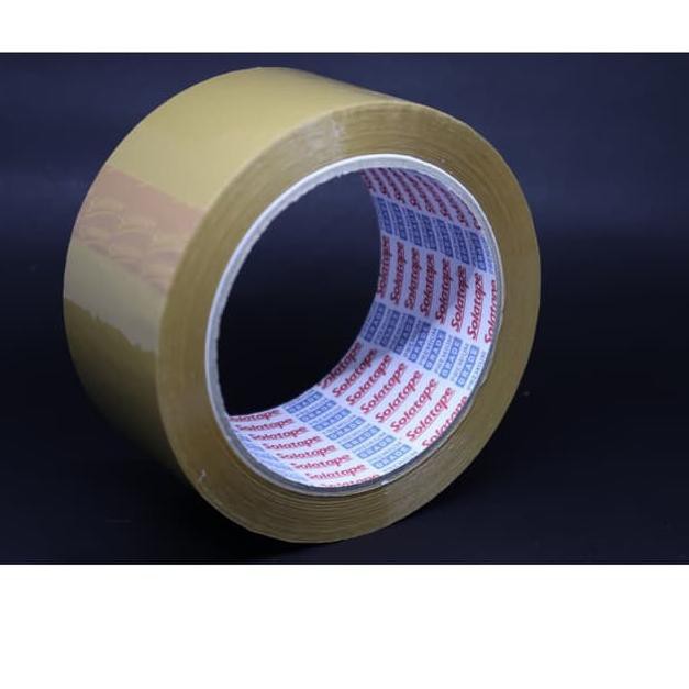 

【TERSEDIA & COD】 LAKBAN BENING/COKLAT SOLATAPE 48mm x 90 Yard KUALITAS DAIMARU
