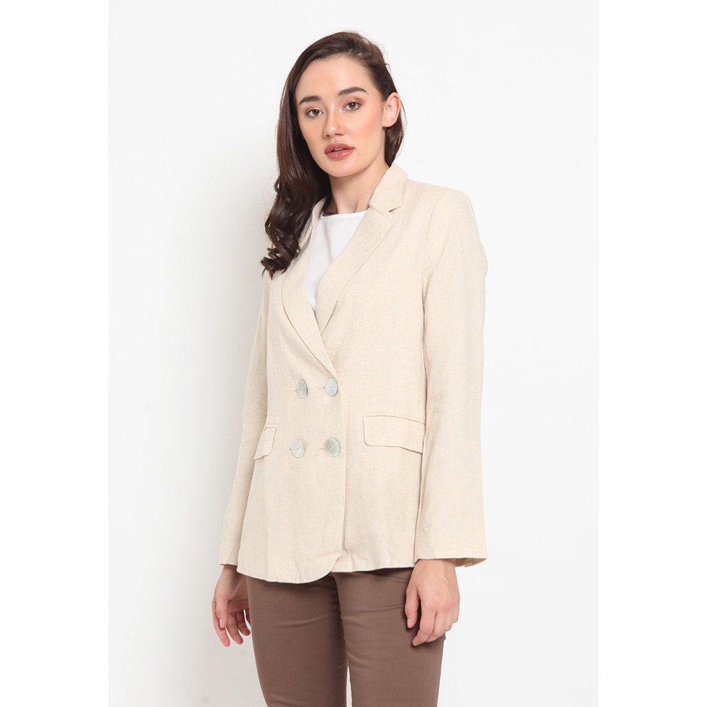 The Executive Loose Double Breasted Blazer 5-BZWFEM219L006  