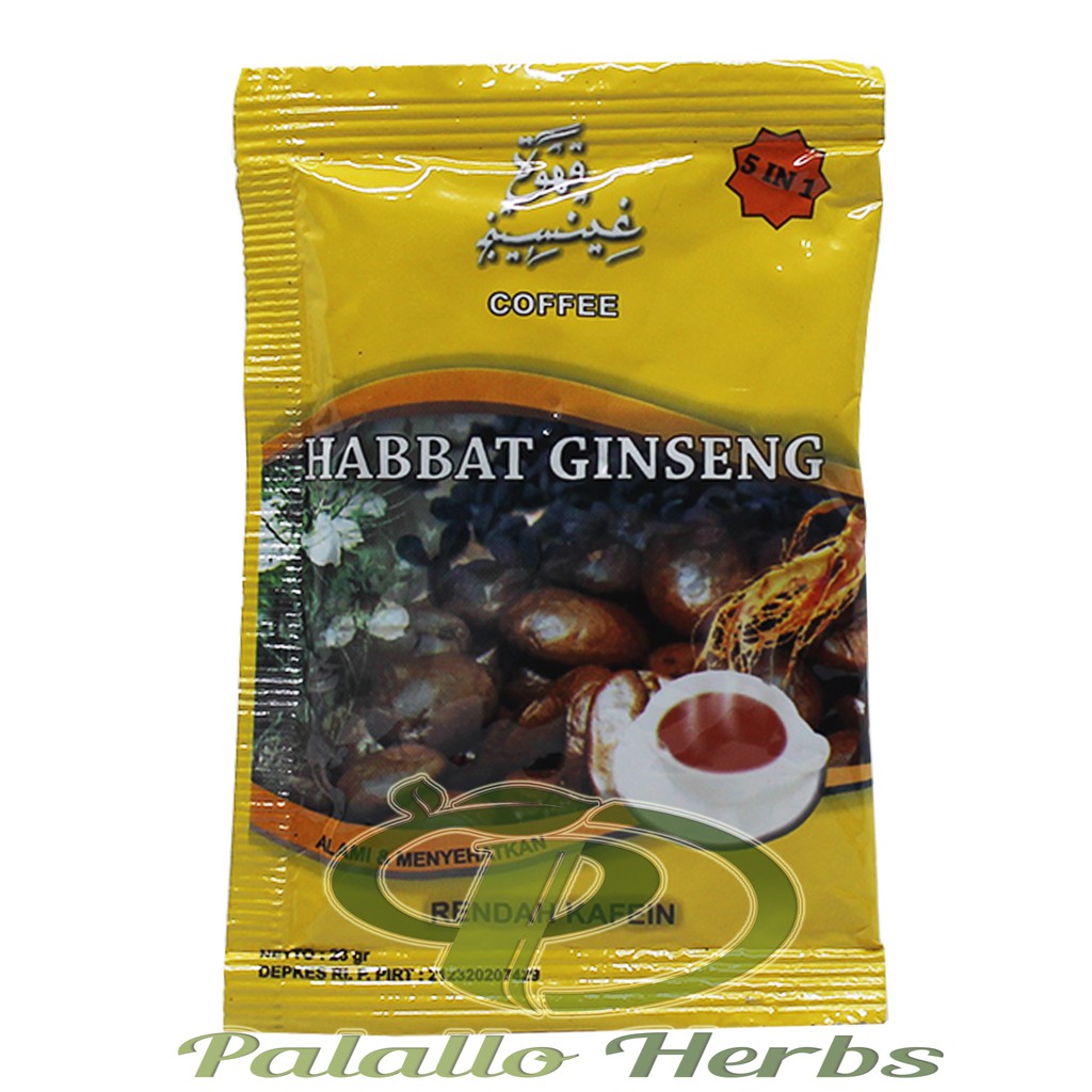 Kopi Herbal - Habbat Ginseng Coffee 5 in 1 - Minuman Kesehatan